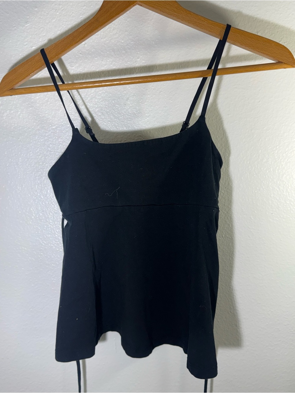 Cute Black Spaghetti-Strap Women’s Tank Top